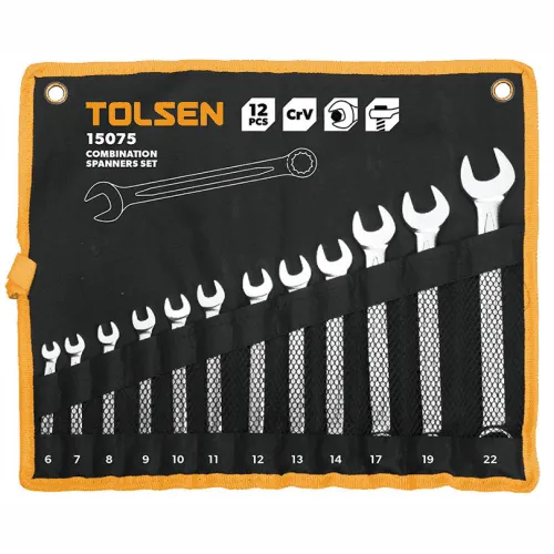 TOLSEN TOL31-15075 ქანჩის გასაღების ნაკრები 12ც.-იანი