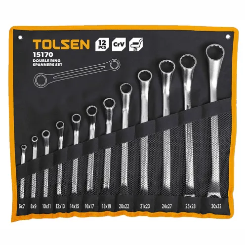 TOLSEN TOL661-15170 12ც.-იანი ქანჩის გასაღების ნაკრები