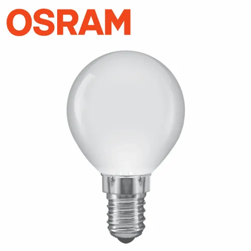 OSRAM ნათურა ვარვარა ბურთი დაბურული 60W 230V E14
