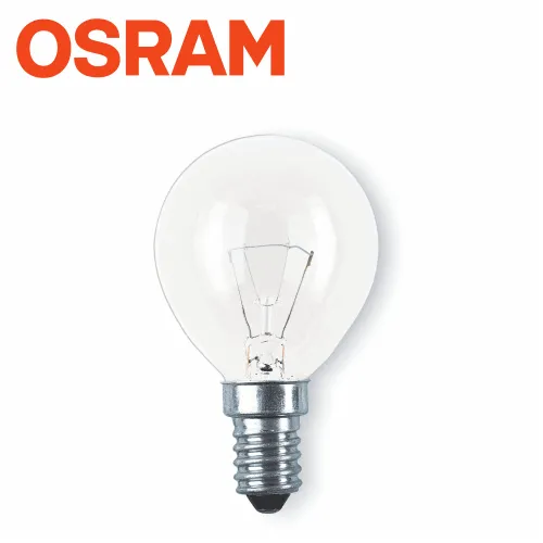OSRAM ნათურა ვარვარა ბურთი გამჭვირვალე 60W 230V E14