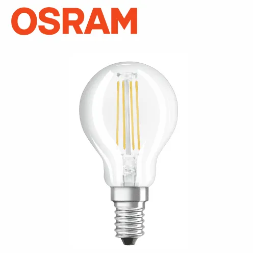 OSRAM -Filament LED ნათურა ბურთი -4W E14