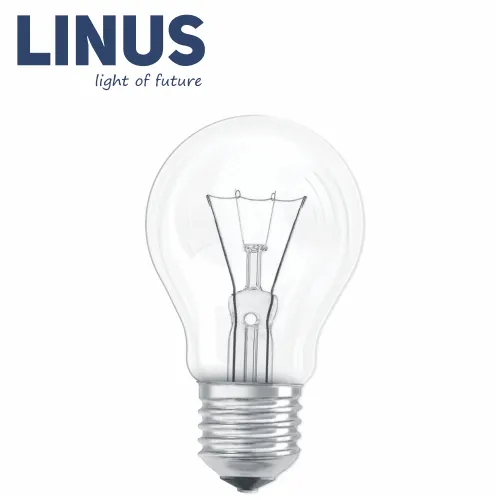 LINUS Lin2-4203 ნათურა ვარვარა PS55 220V 40W E27 Clear