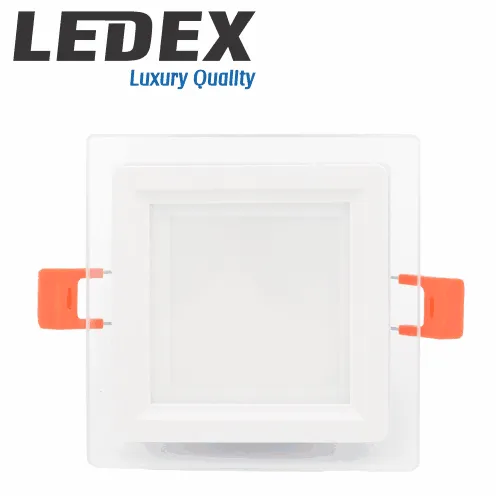 LEDEX LED Glass Down Light (Square) 6w 6500K