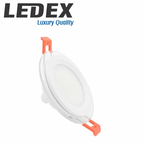 LEDEX LED Glass Down Light (Round) 6w 3000K