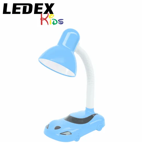 LEDEX-10018 მაგიდის სანათი საბავშვო CAR ლურჯი