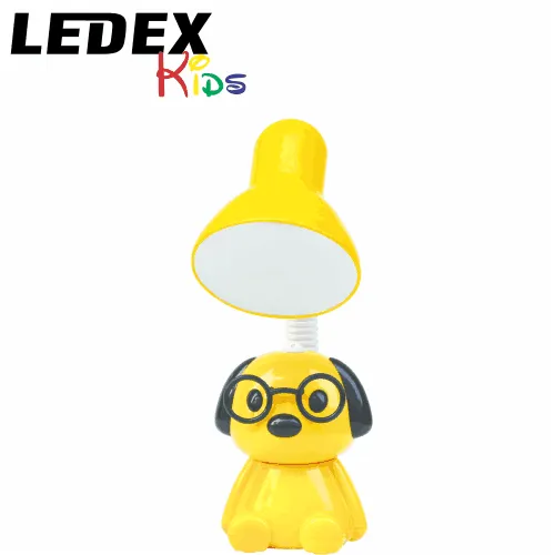 LEDEX-10056 მაგიდის სანათი საბავშვო DOG ყვითელი