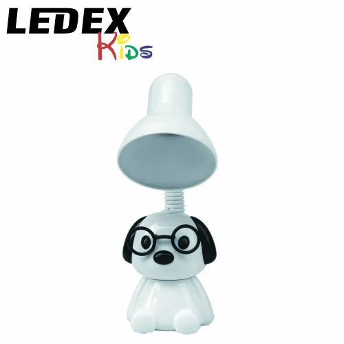 LEDEX-10063 მაგიდის სანათი საბავშვო DOG თეთრი