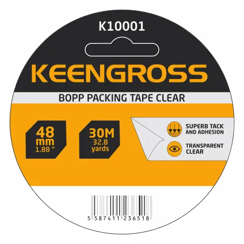 Keengross - წებვადი ლენტი გამჭვირვალე 48mm X 30m