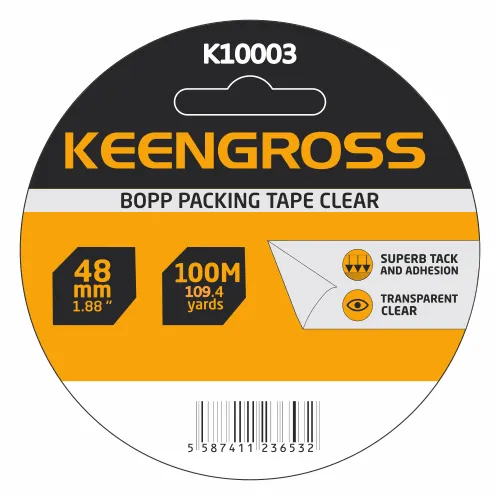 Keengross - წებვადი ლენტი გამჭვირვალე 48mm X 100m 