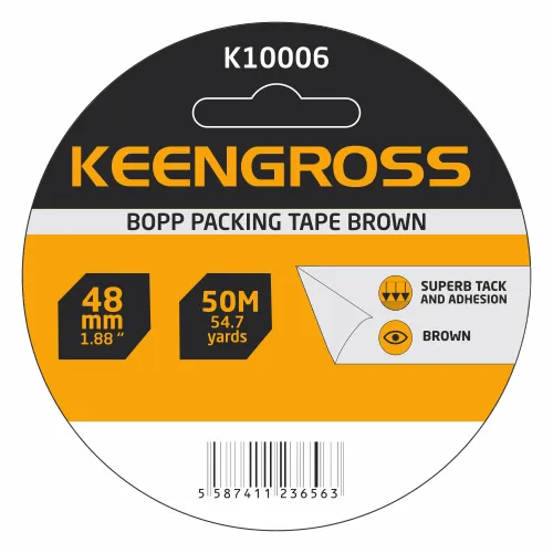 Keengross - წებვადი ლენტი ყავისფერი 48mm X 50m 