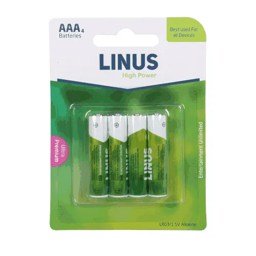 Linus-ელემენტი AAA Ultra Premium Alkaline 4PC/Blister