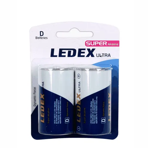 Ledex-ელემენტი D Super Alkaline 2PC/Blister
