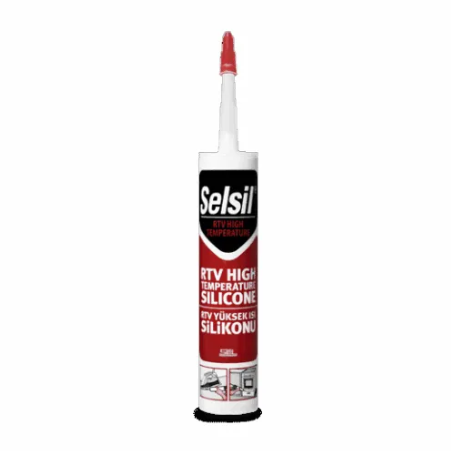 SELSIL SEL2-8611 სილიკონი high temperature red 300ml