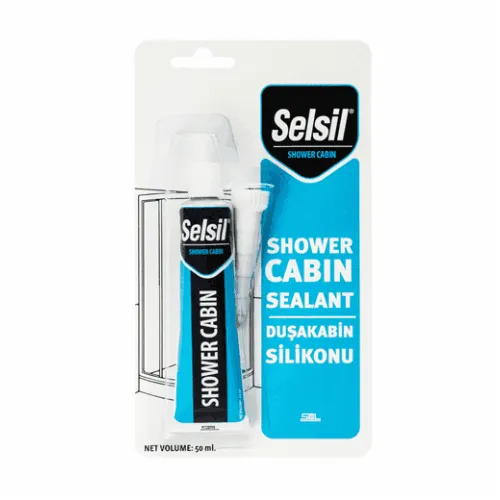 SELSIL SEL59-8889 სილიკონი shower cabin tube clear 50ML