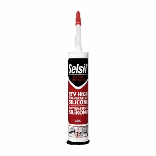 SELSIL SEL2-5206-სილიკონი high temperature red 300ml
