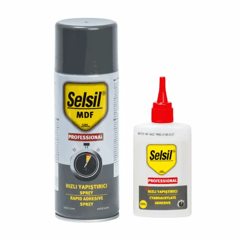 SELSIL SEL56-8030 წებო MDF KIT 100ML+25GR