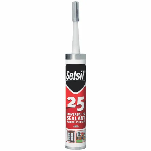SELSIL SEL39-4741 წებო სახურავის pu sealant SHA25 300ML black