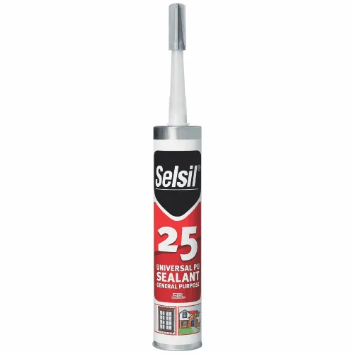 SELSIL SEL39-4758 წებო სახურავის pu sealant SHA25 300ML black