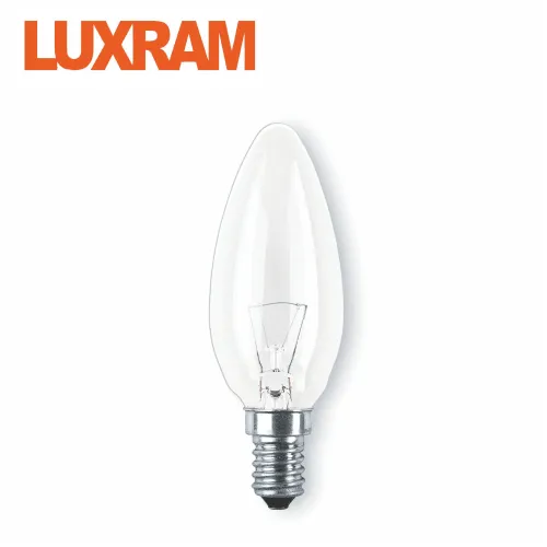 LUXRAM L5-5110 ნათურა ვარვარა ჭაღი გამჭვირვალე E14 240V-40W