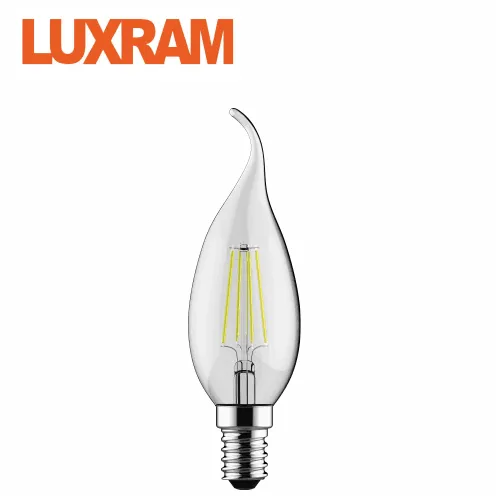 LUXRAM L1751331 Filament LED ნათურა ჭაღი დეკორატ. 4W E14 2700K