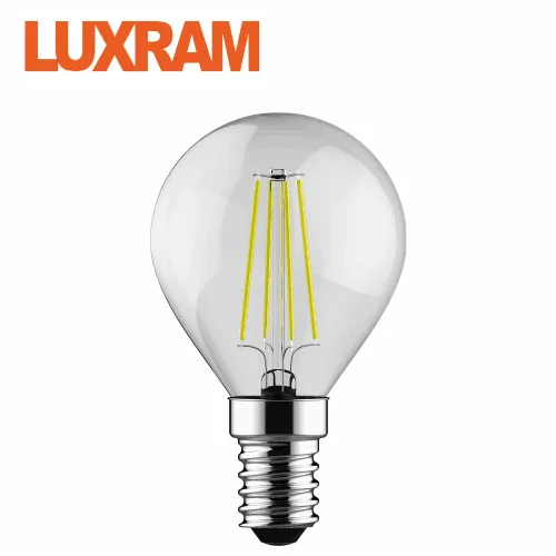 LUXRAM L1761331 Filament LED ნათურა ბურთი 4W E14 2700K