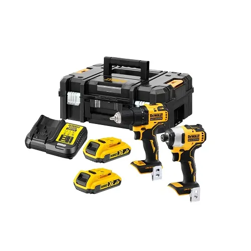 Dewalt DCK2061D2T-QW ელ-სახრახნისის 2ც-იანი ნაკრებით 3Ah ელემენტებით