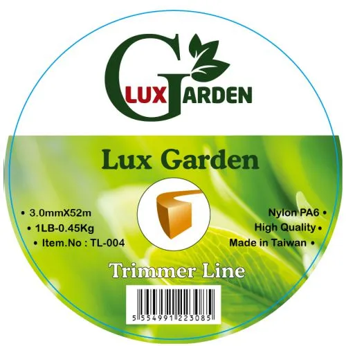 Lux Garden TL-004 ტრიმერის ძუა 3.0mmX52m,Square