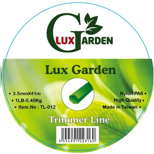 Lux Garden TL-012 ტრიმერის ძუა 3.5mmX41m,Hexagon