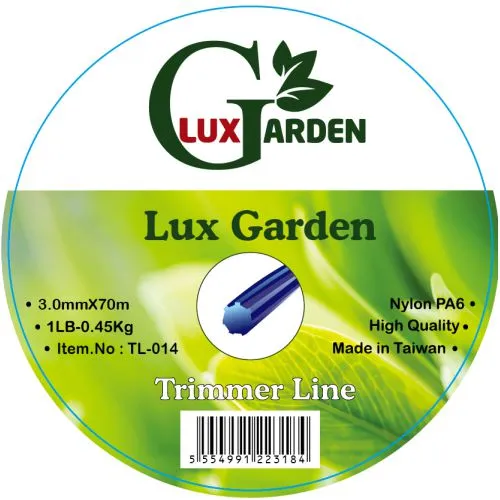 Lux Garden TL-014 ტრიმერის ძუა 3.0mmX70m,Heptagon