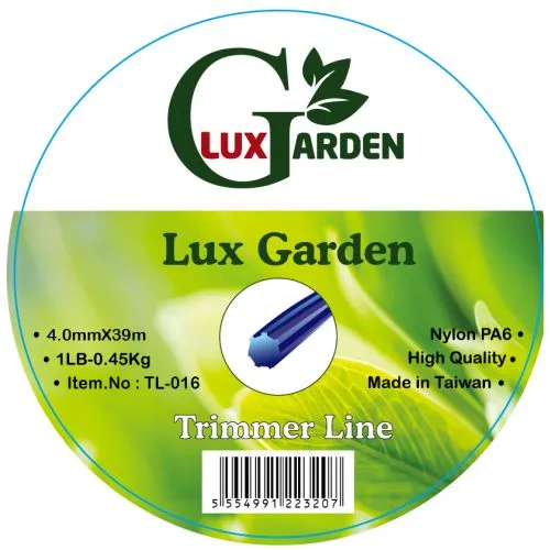 Lux Garden TL-016 ტრიმერის ძუა 4.0mmX39m,Heptagon