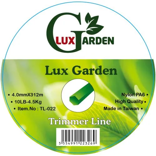 Lux Garden TL-022 ტრიმერის ძუა 4.0mmX312m,Hexagon