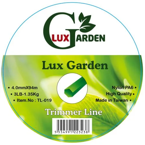 Lux Garden TL-019 ტრიმერის ძუა 4.0mmX94m,Hexagon